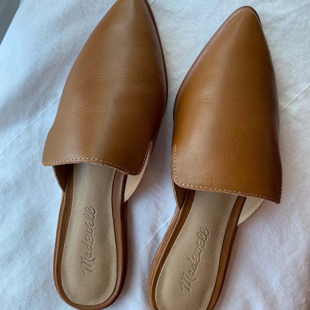 Madewell Gemma Mule Shoe in Leather